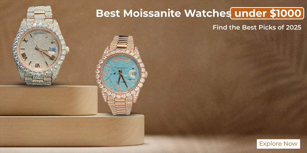 Best Moissanite watches under $1000 showcasing stylish 2026 picks