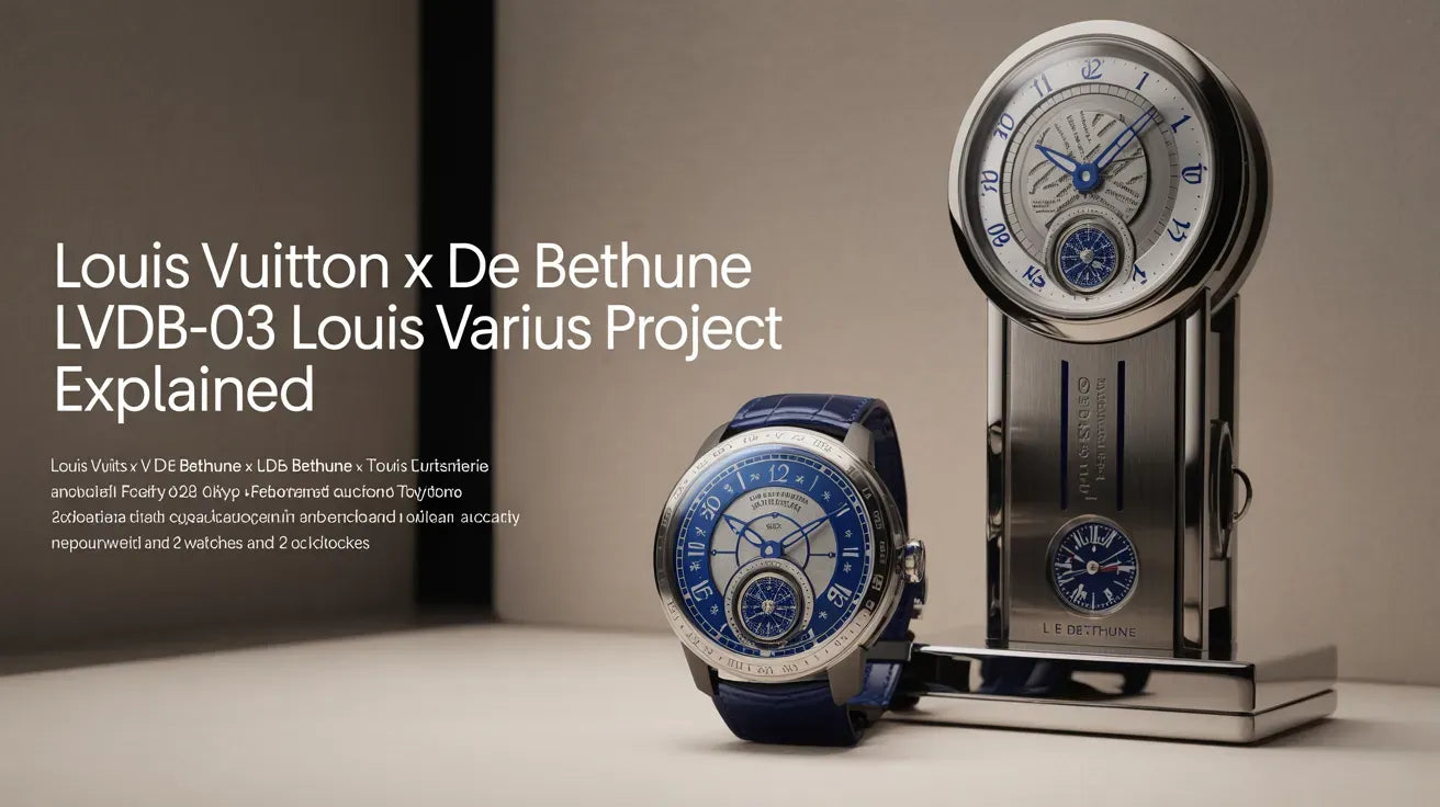 Louis Vuitton x De Bethune LVDB-03 Watch & Clock Collaboration