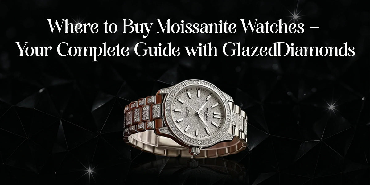 Where to Buy Moissanite Watches – Your Complete Guide with GlazedDiamonds