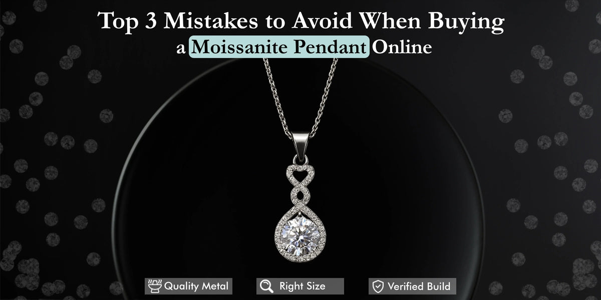 Elegant Moissanite pendant online buying guide