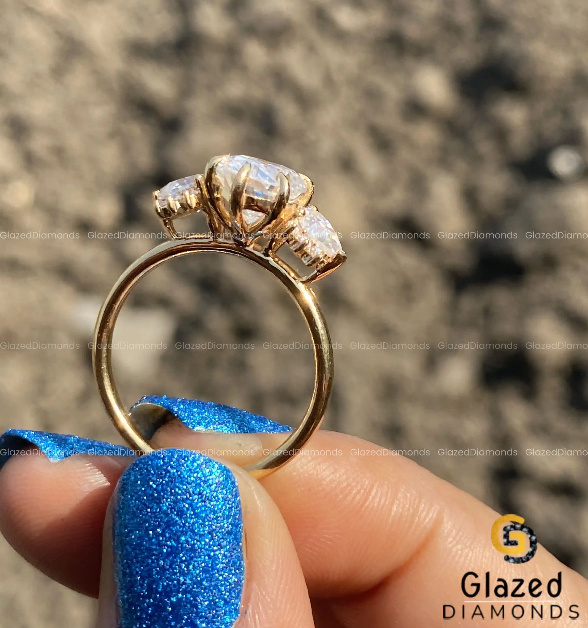 10K Gold Vintageart Deco Ring for Her