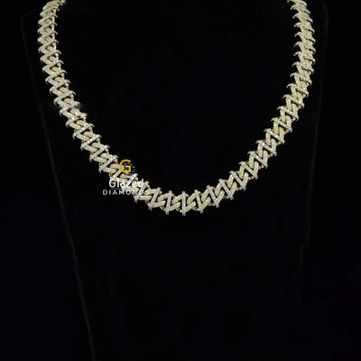 10 MM Cunam Moissanite Chain