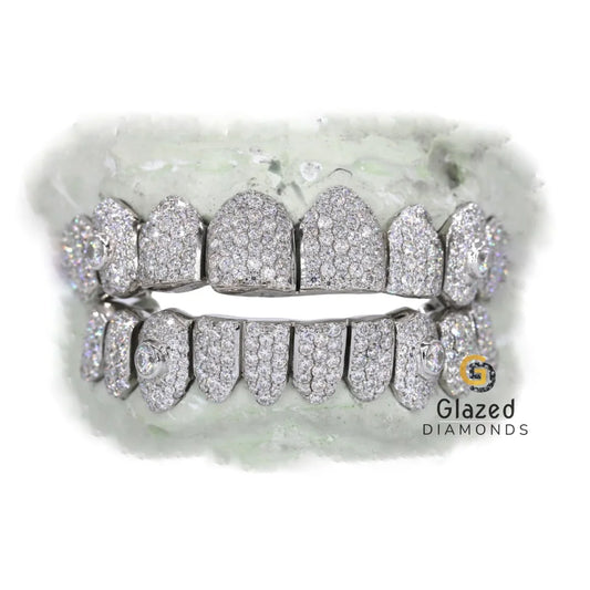10 on 10 Moissanite Diamond grillz