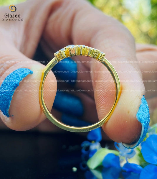 14K Gold Diamond Cluster Ring