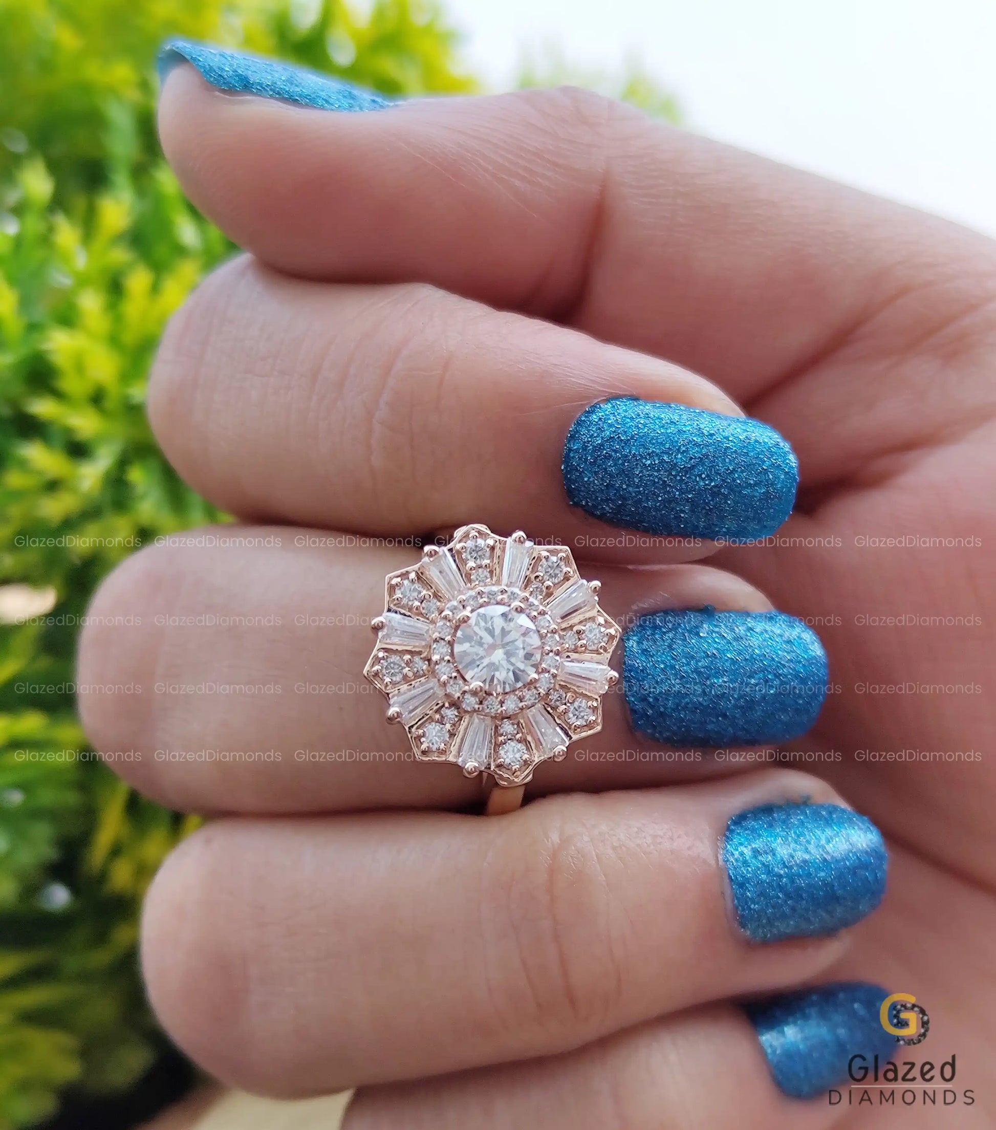 14K Rose Gold Ring For Her