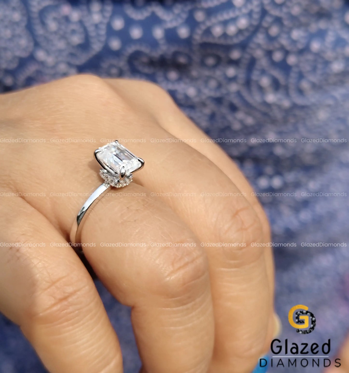 14K Yellow Gold Silver Ring