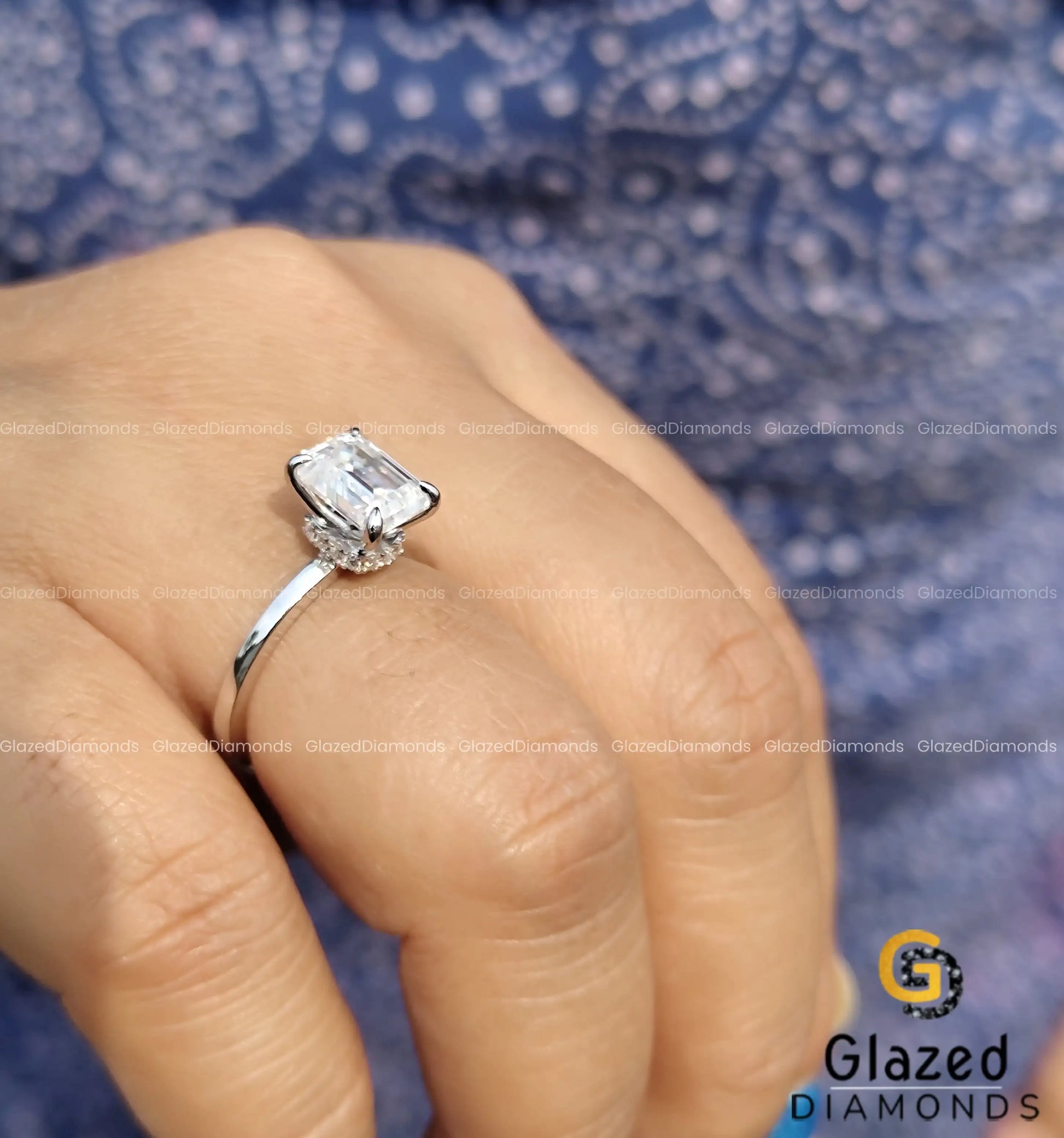 14K Yellow Gold Silver Ring