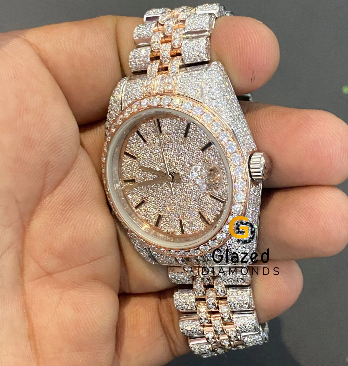 41 MM Moissanite Luxury Watch