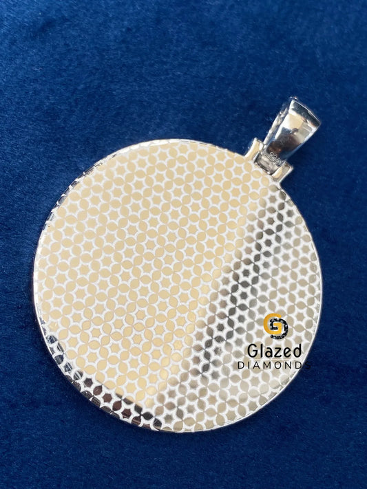 925 Silver 3D Custom Photo Hip Hop Pendant