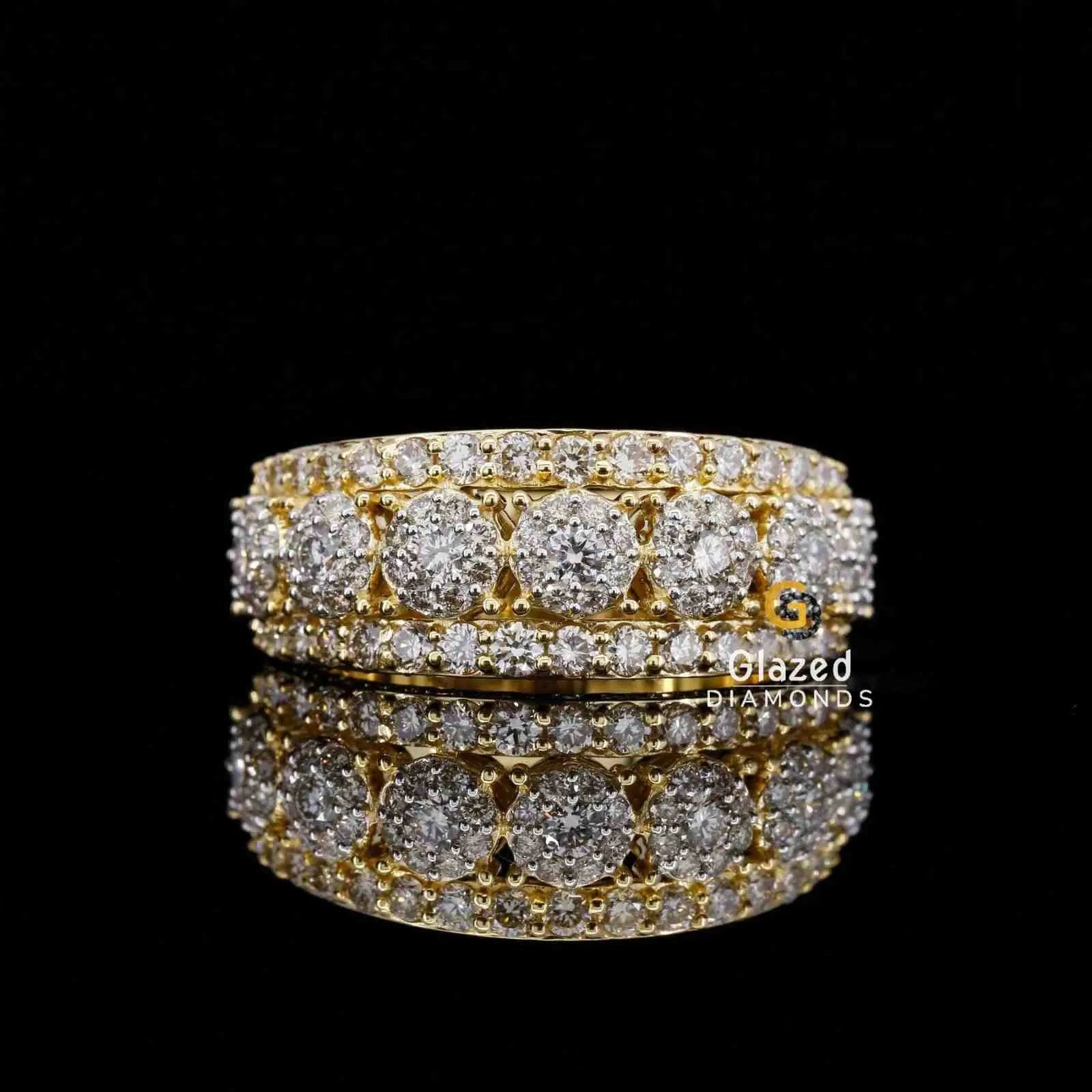 925 Silver Gold Plated Ring