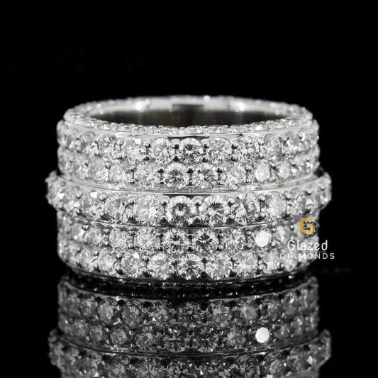 925 Silver Moissanite Band