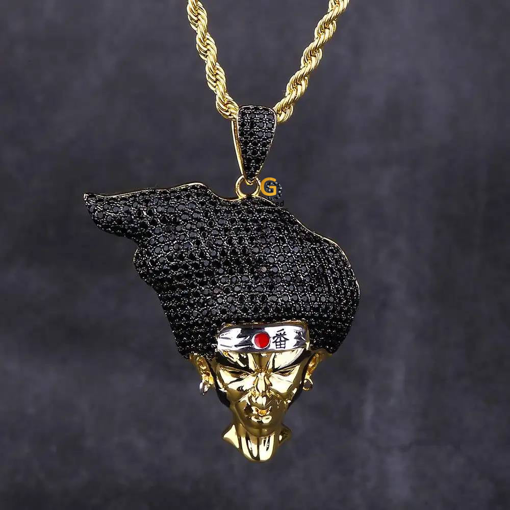 Afro Samurai Hip Hop Moissanite Pendant