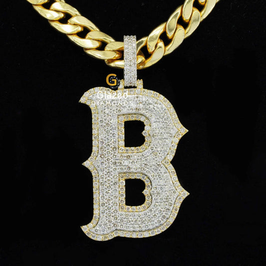 B Initial Letter Pendant