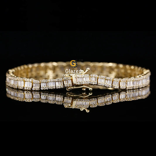 Baguette Diamond Tennis Bracelet