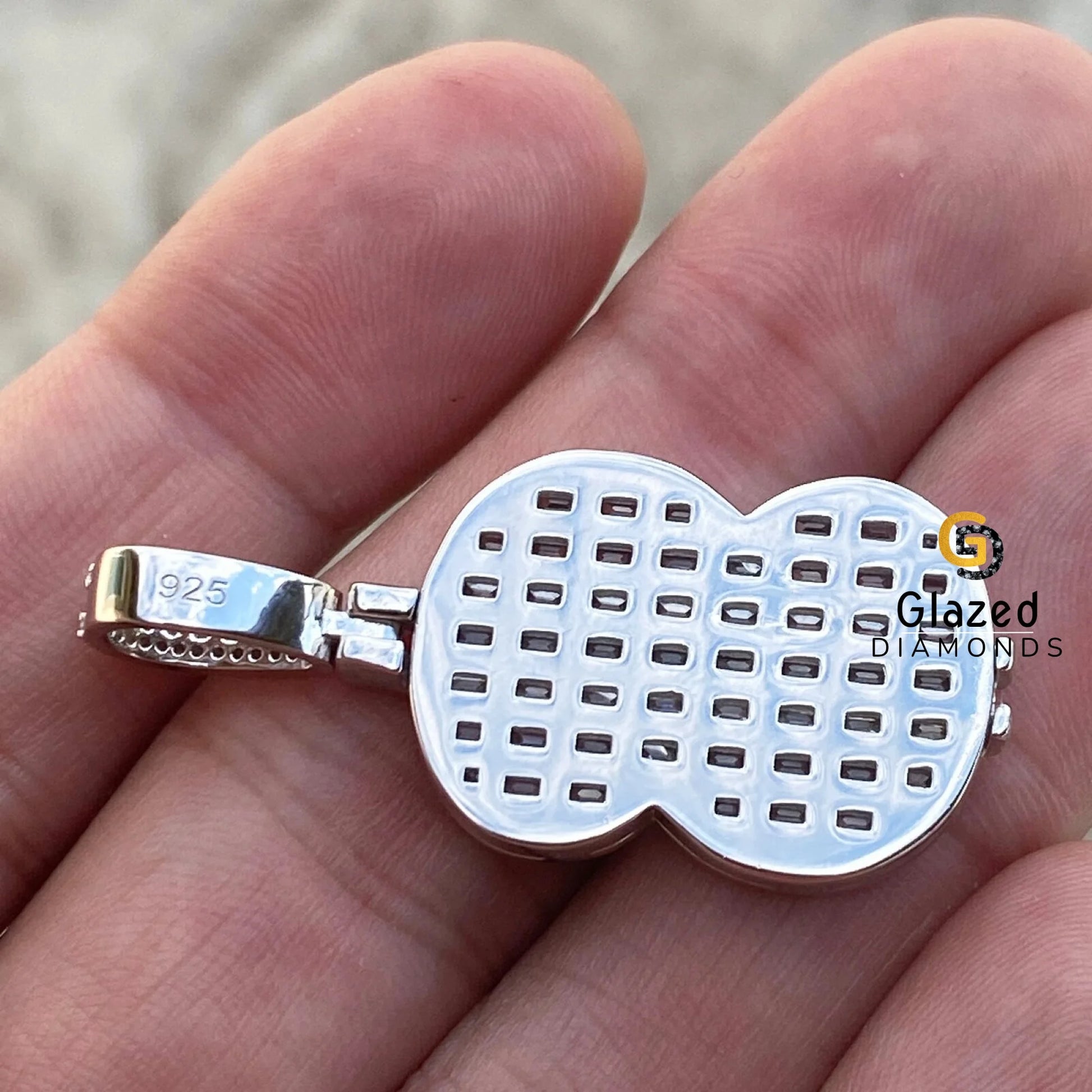 Baguette Moissanite Diamond Pendant