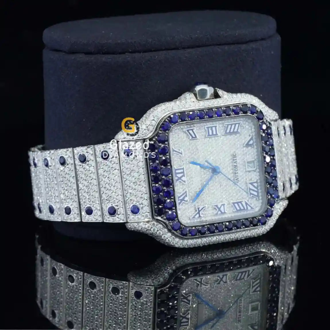 Bezel Dial Moissanite Watch