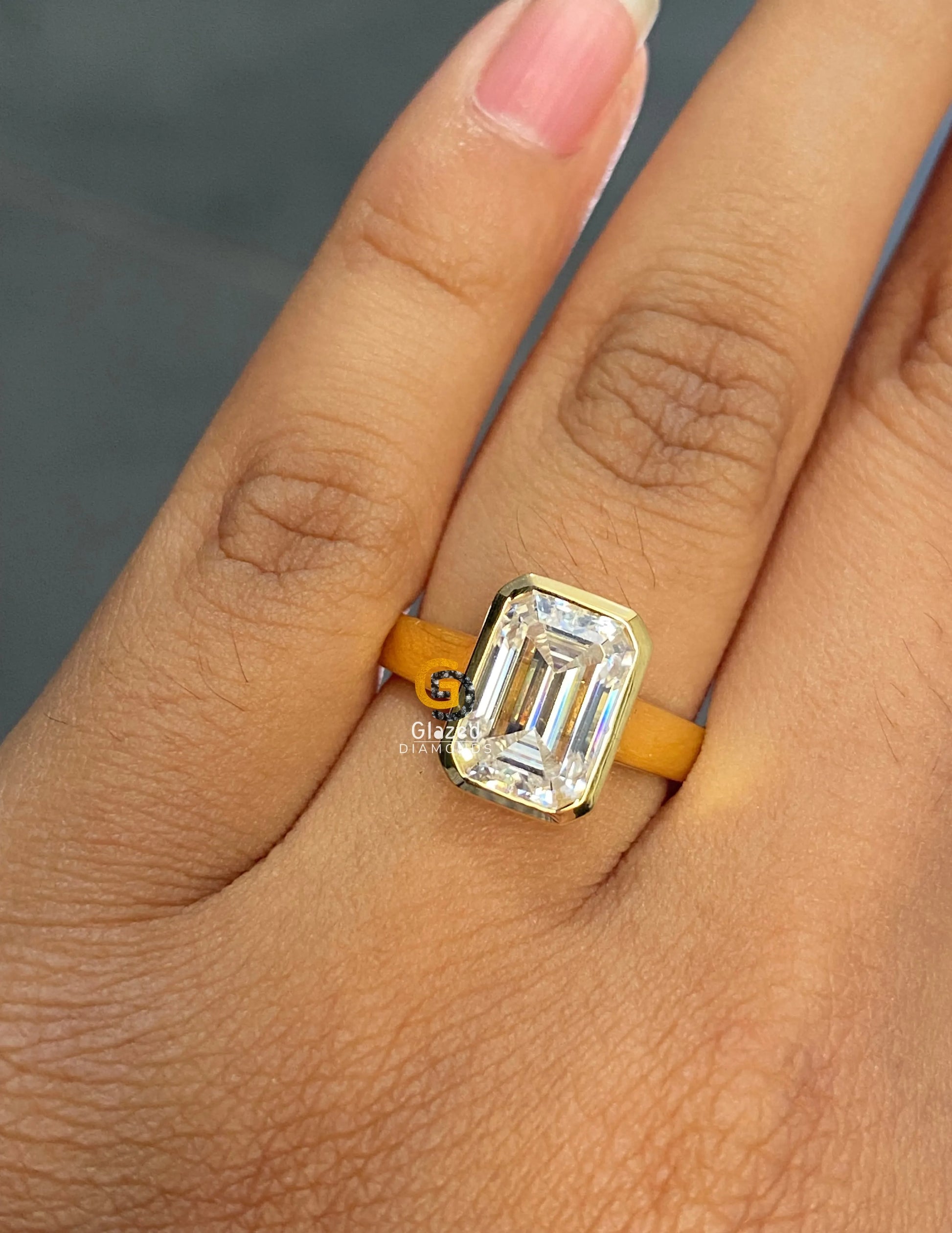 Bezel Set Ring For Her