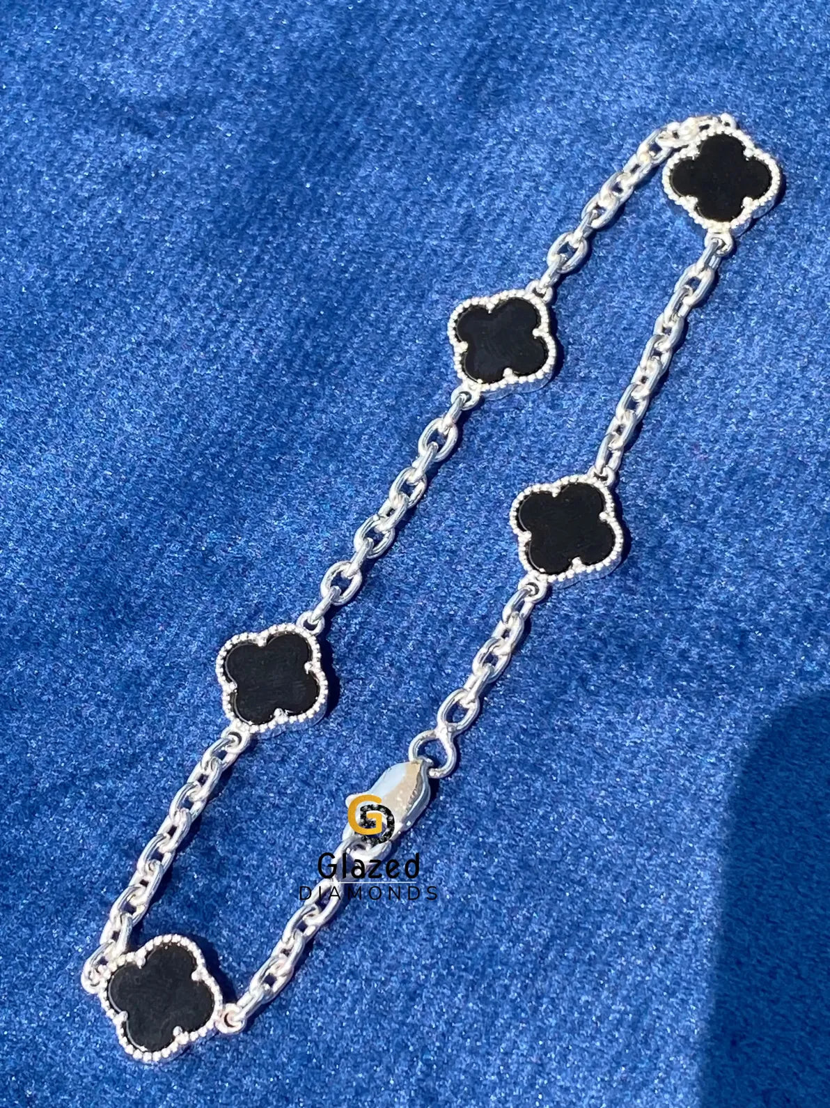 Black Clover Hip Hop link Bracelet