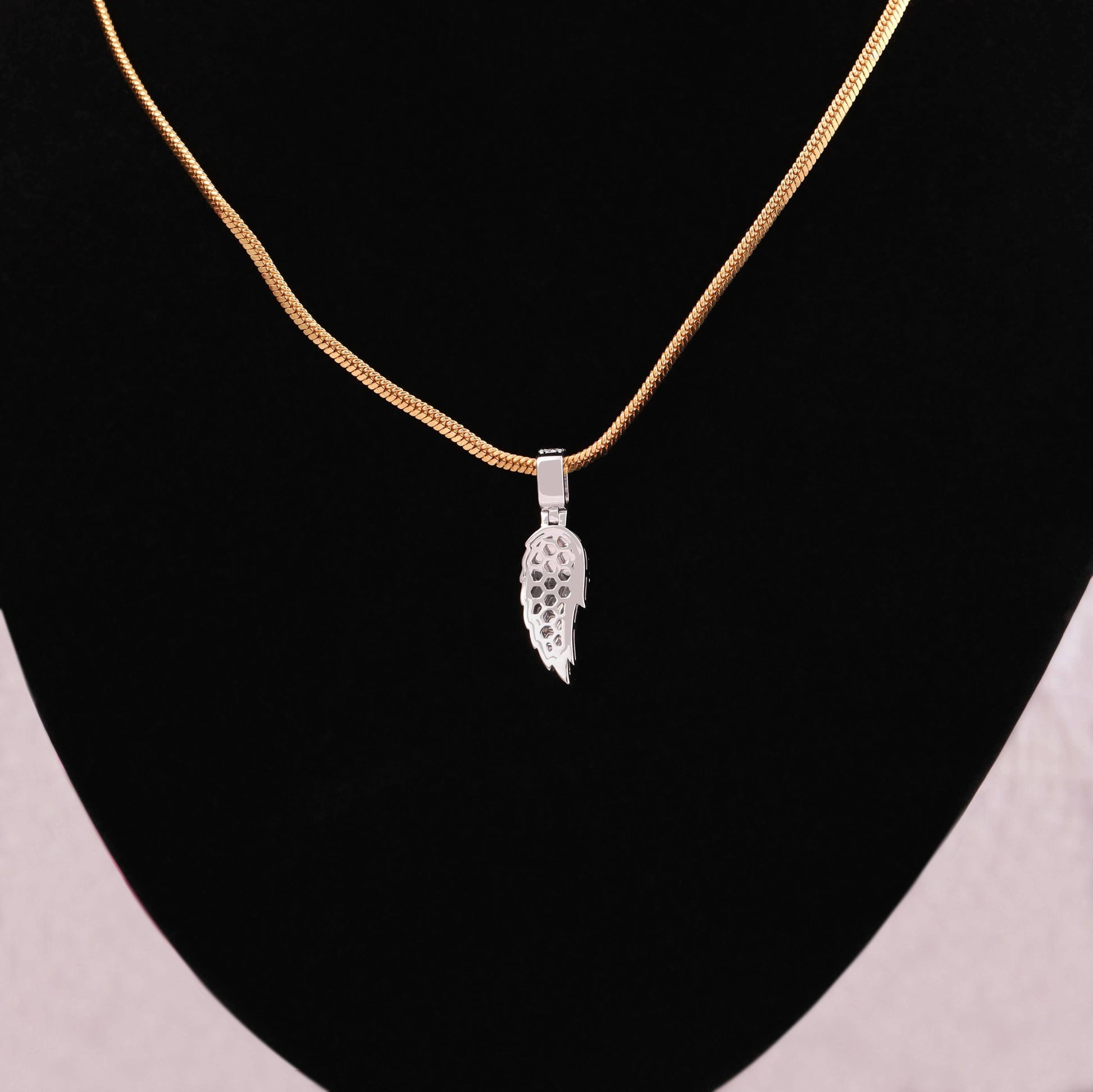 Bust Down Angle Wings Pendant
