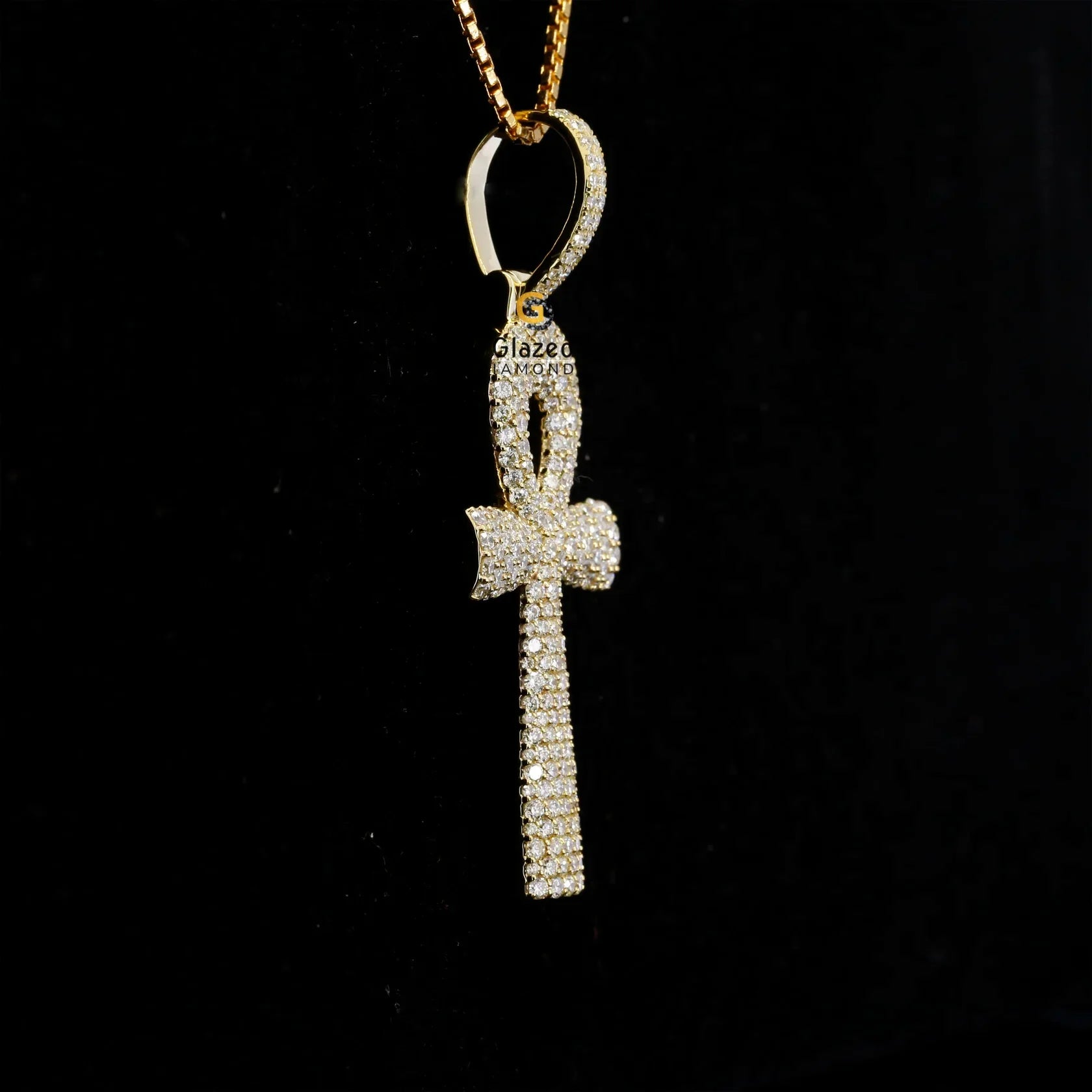 Bust Down Cross Pendant