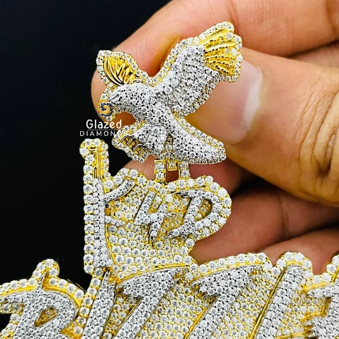 Bust Down Moissanite Diamond Pendant