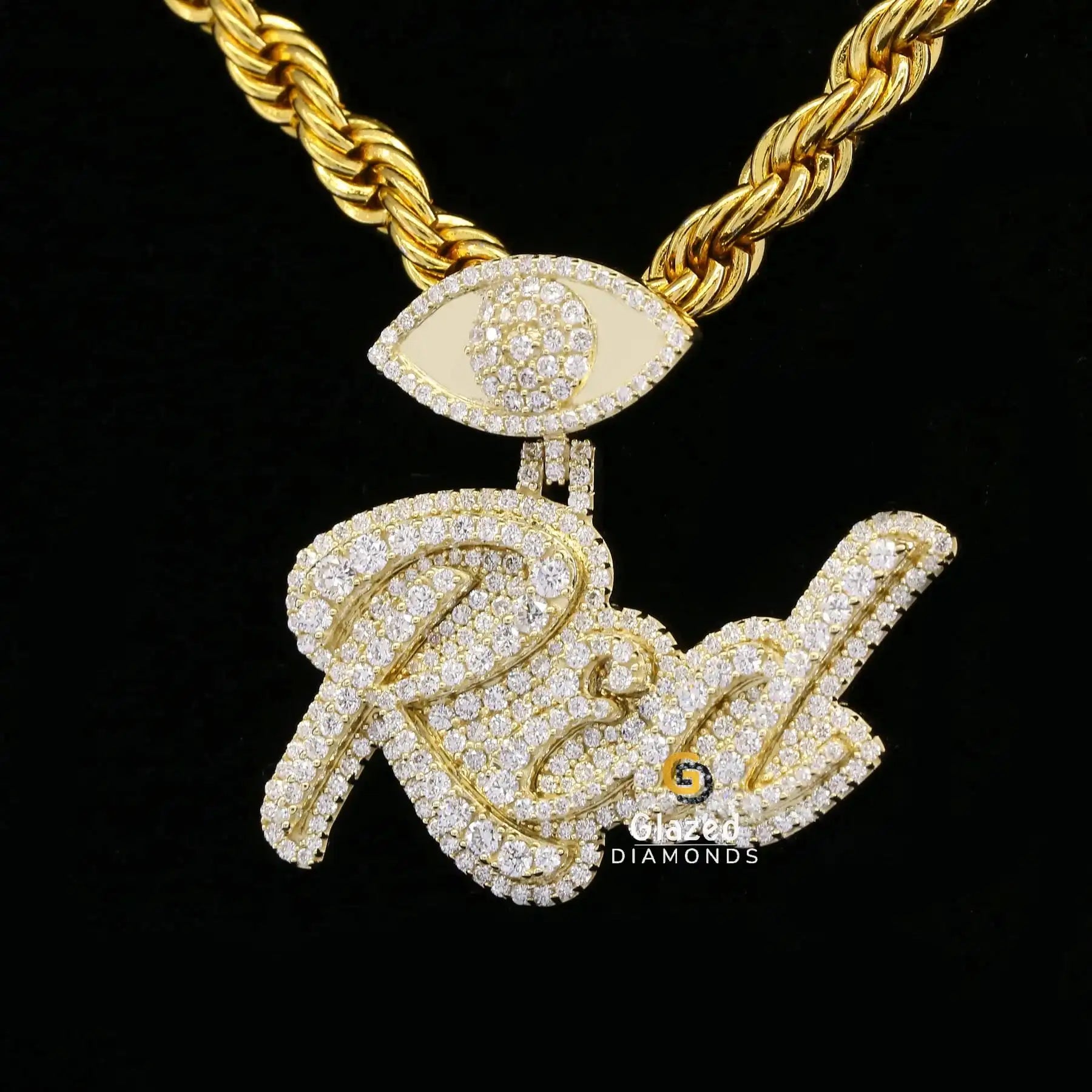Bust Down Name Pendant For Women
