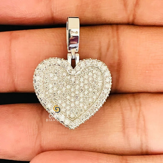 Bust Down VVS Diamond Pendant