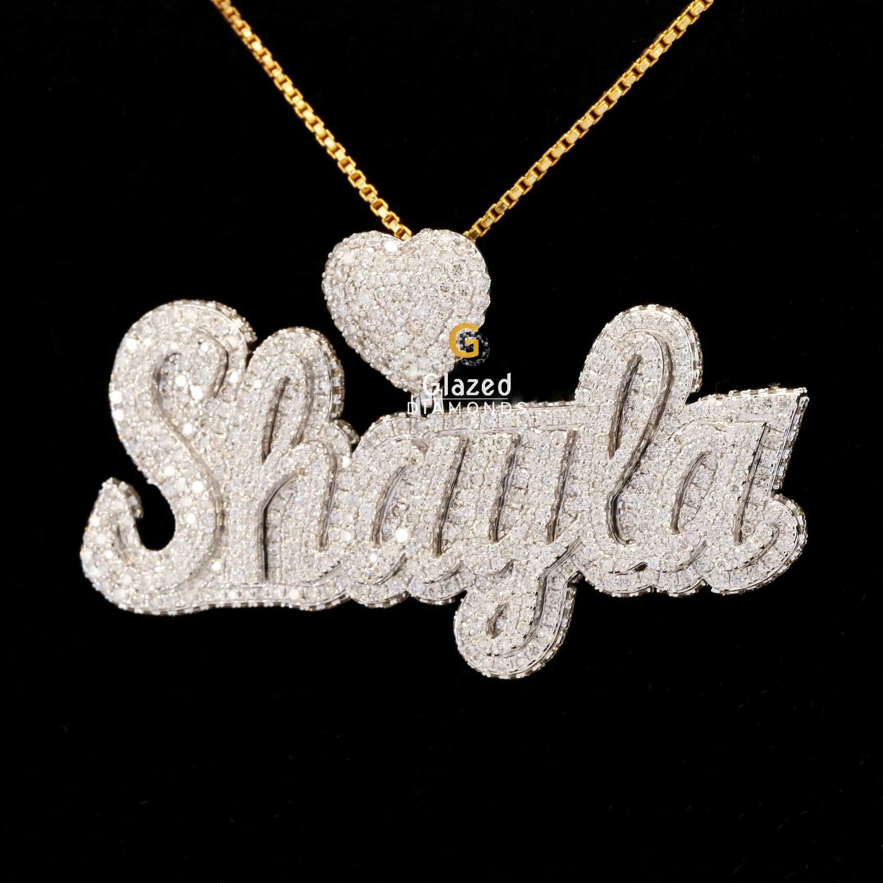 Bust Down VVS Moissanite Pendant