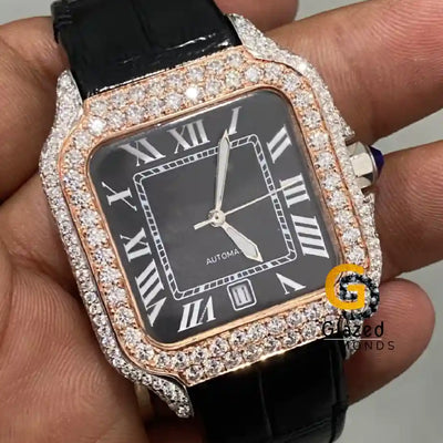 Classy vvs Moissanite Men's Watch