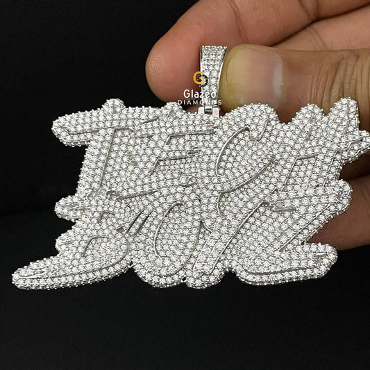 Custom Letter Name Diamond Pendant