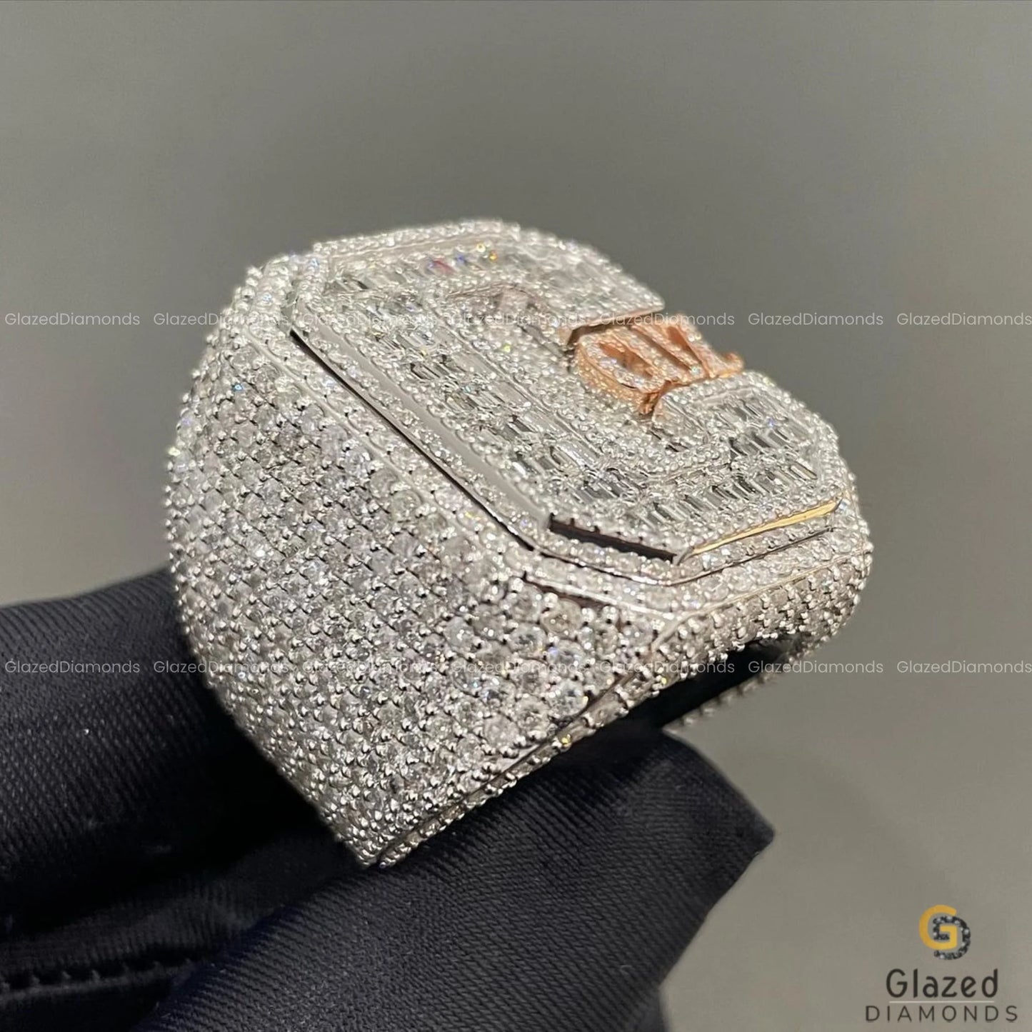 Custom Logo Letter Ring For Him