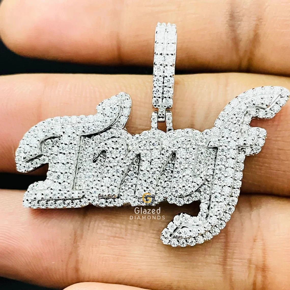 Custom Name Iced Out Pendant