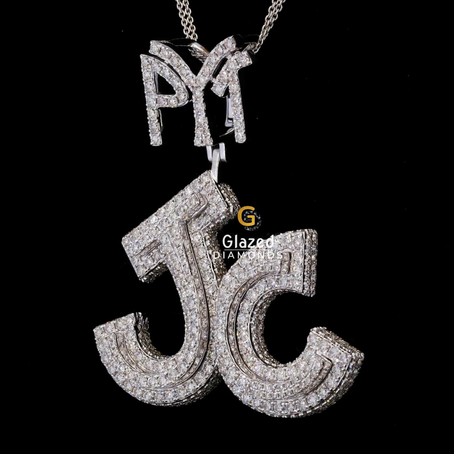 Custom PYT JC Letter Pendant