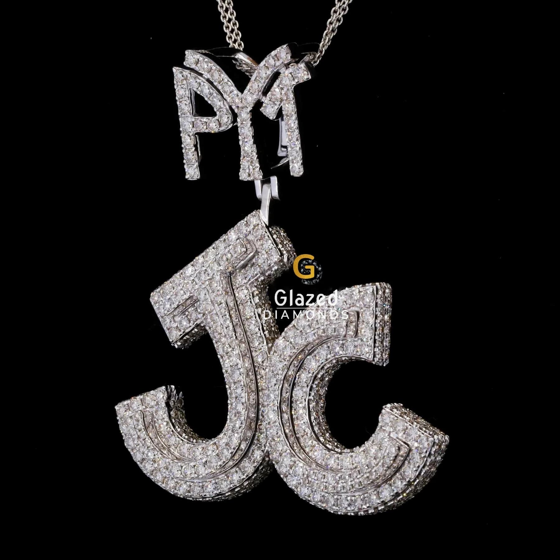 Custom PYT JC Letter Pendant