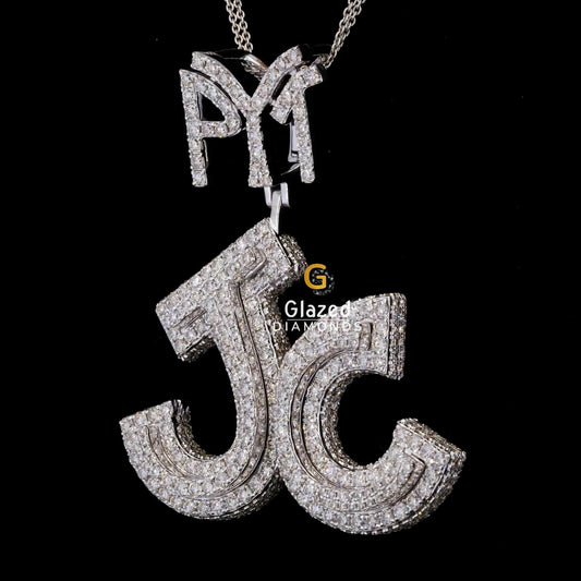 Custom PYT JC Letter Pendant