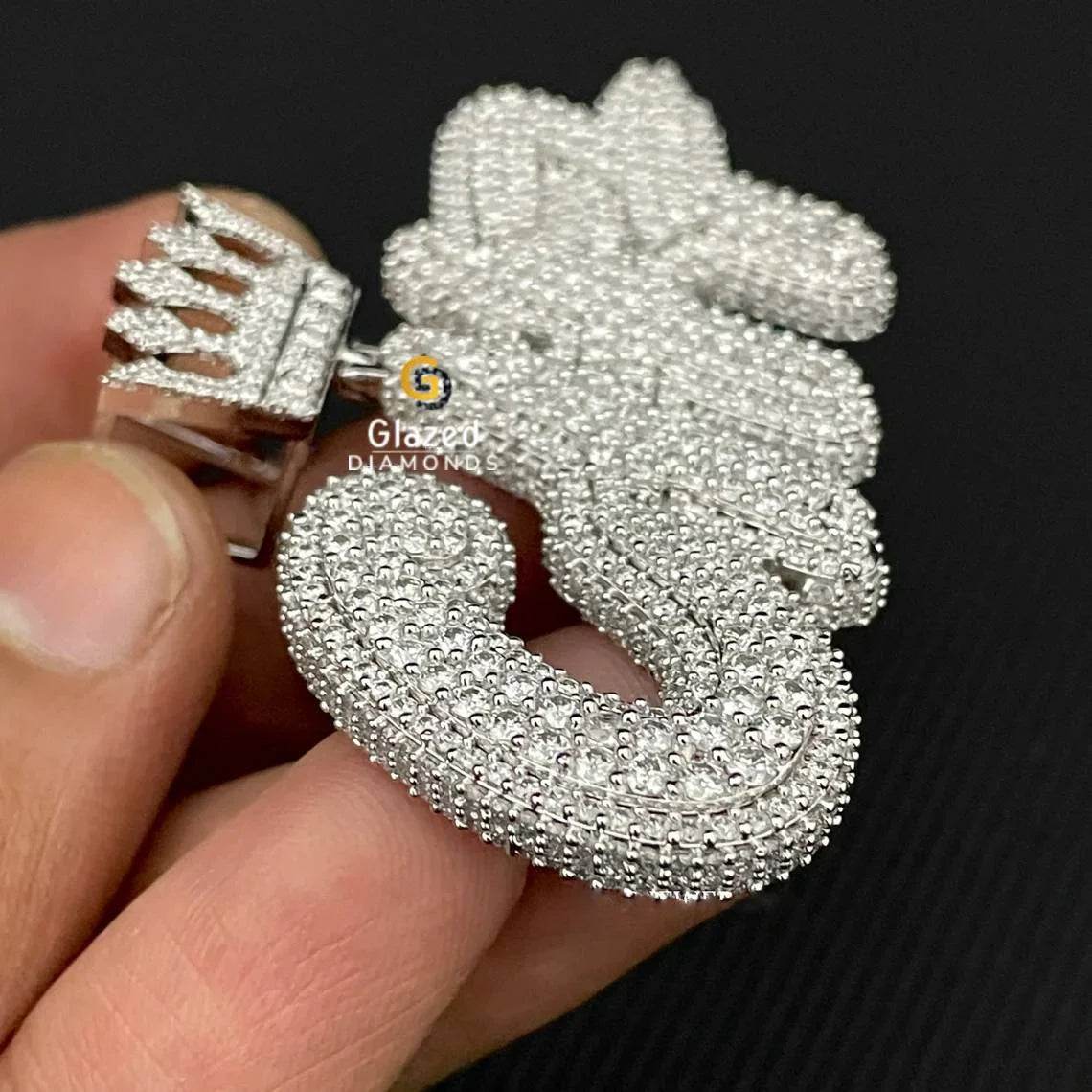 Customized Letter Silver Pendant