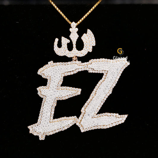 Customized Name Diamond Pendant