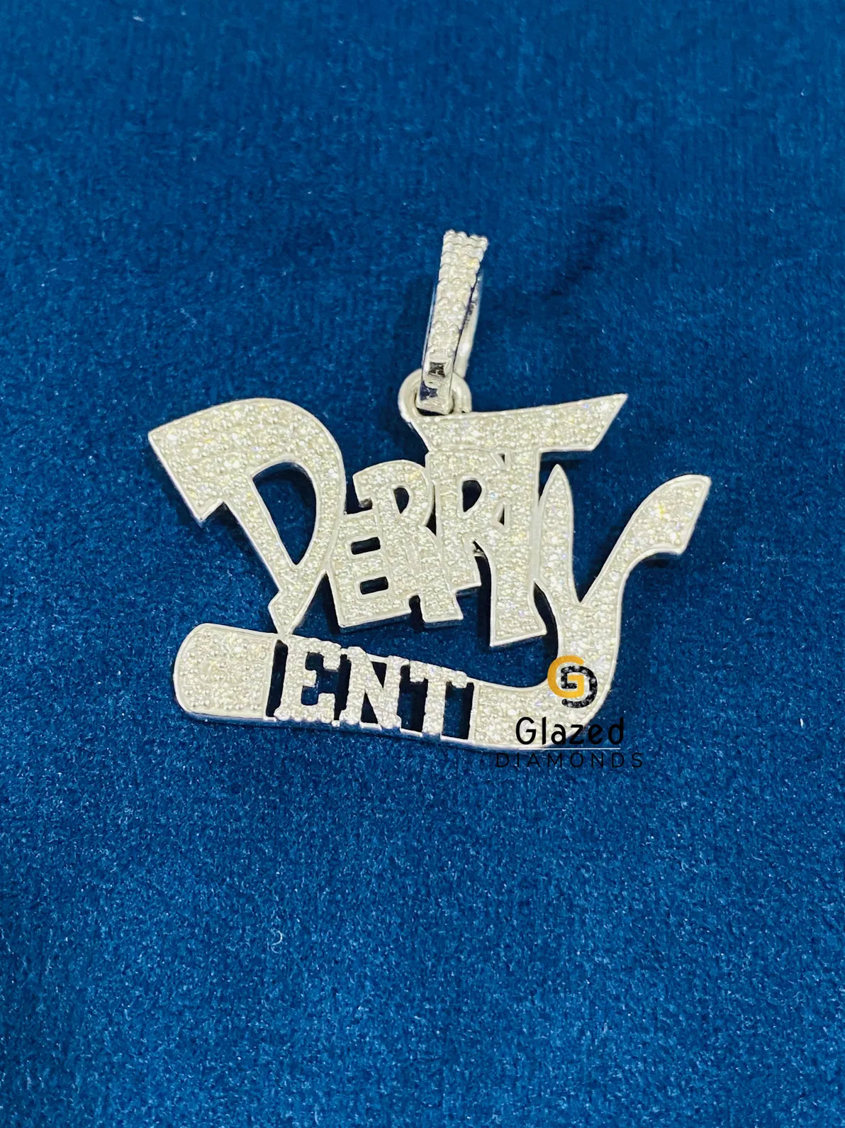 D Colorless Customized Derrty Hip Hop Moissanite Pendant