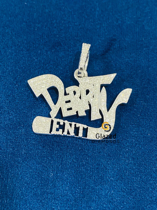D Colorless Customized Derrty Hip Hop Moissanite Pendant