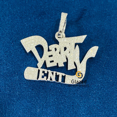 D Colorless Customized Derrty Hip Hop Moissanite Pendant