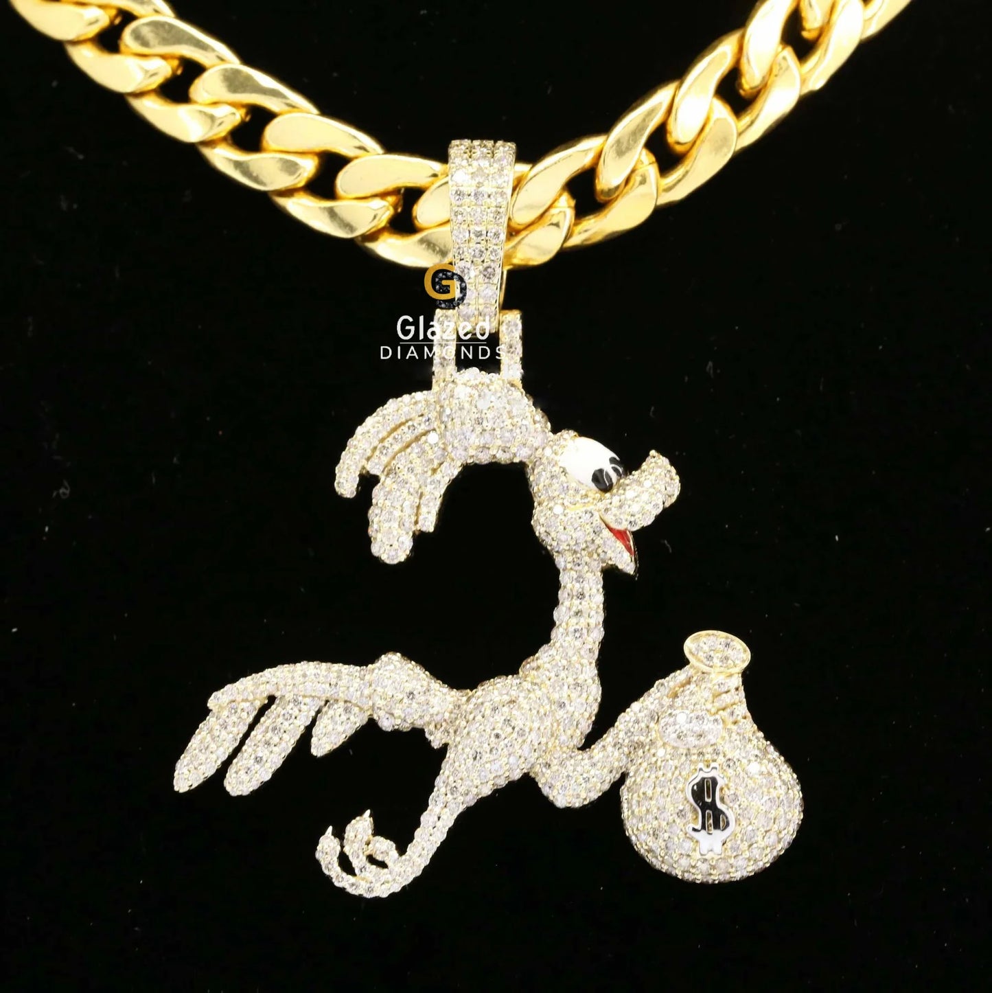 Diamond Cartoon Pendant