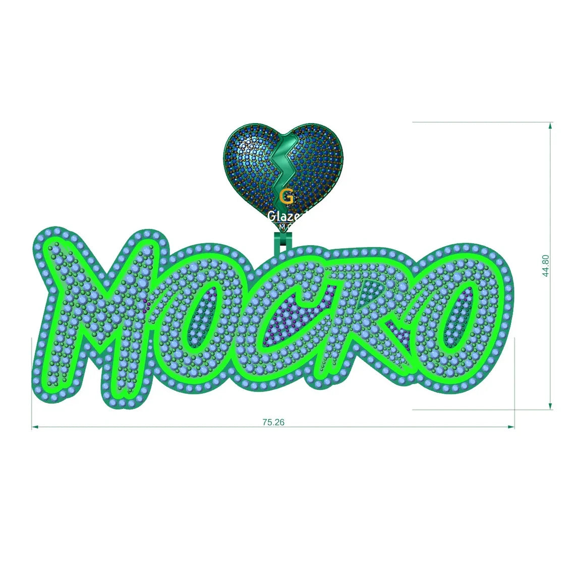 Diamond Flooded Pendant