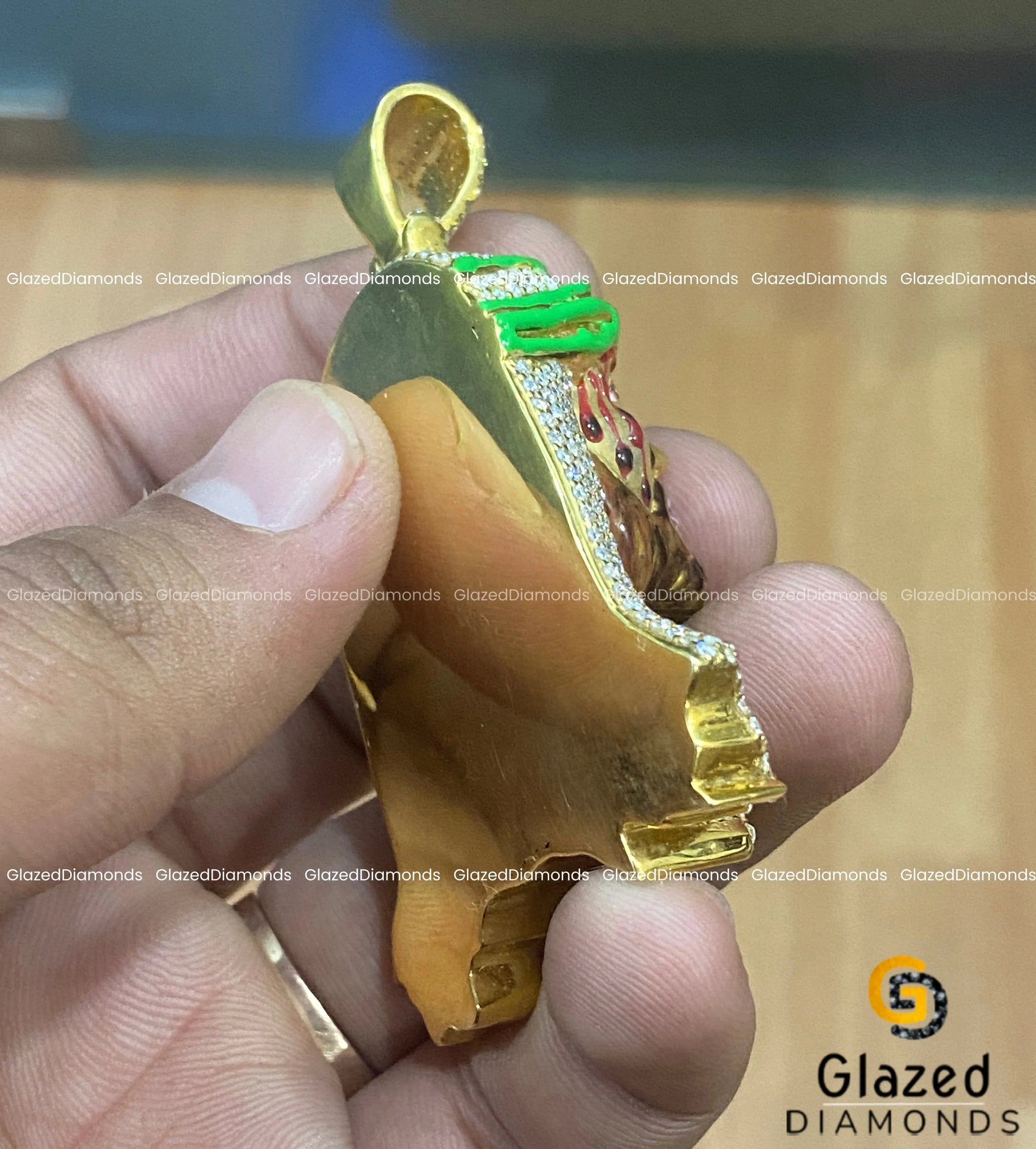 Diamond Jesus Piece For Mens