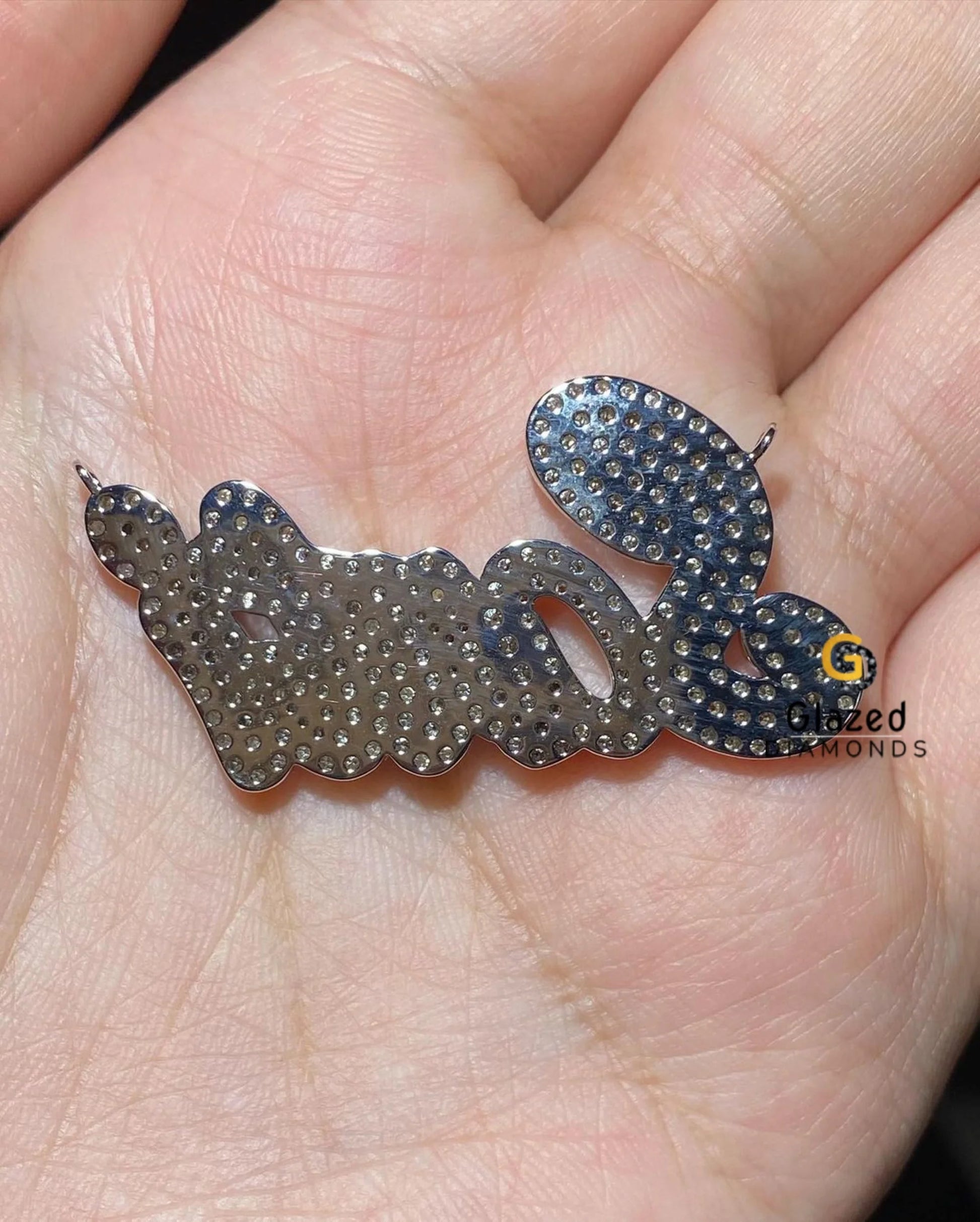 Diamond Letter Pendant