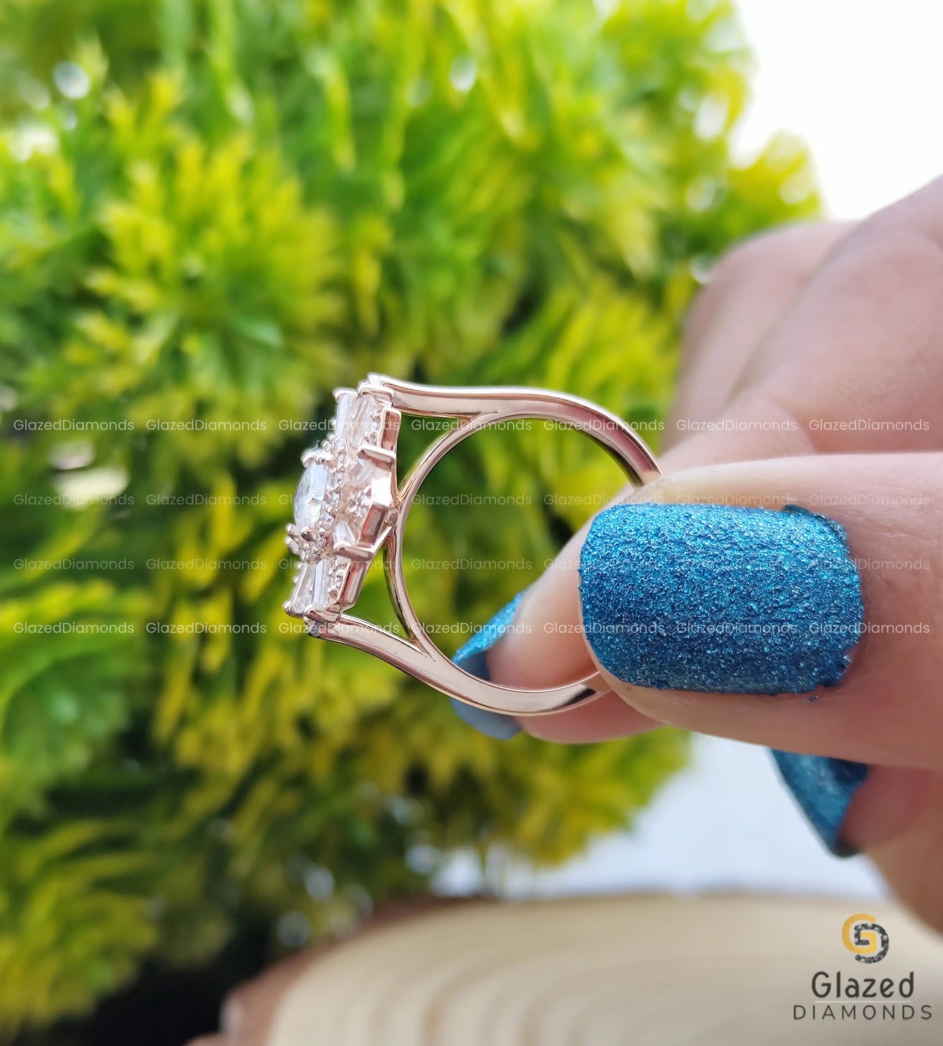 Diamond Mosaic Ring For Women