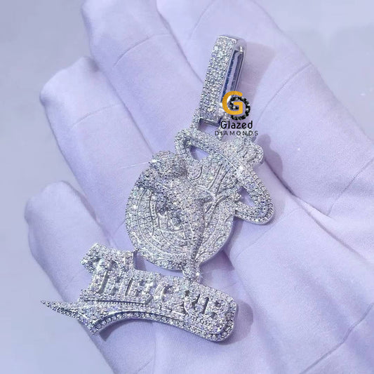 Dolphin Moissanite Pendant