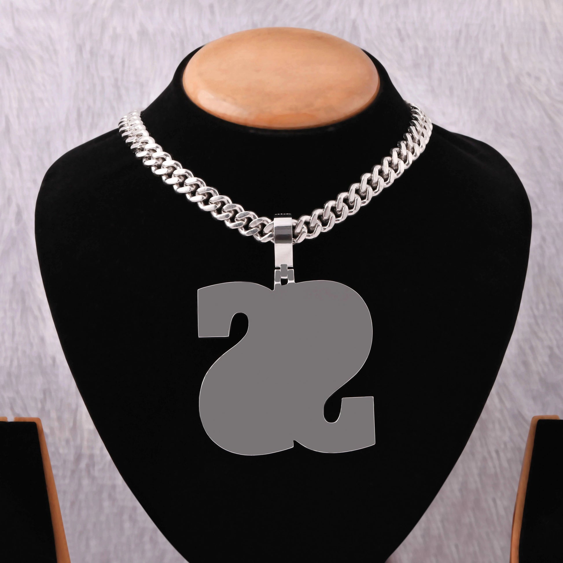 Double_SS_Letter_Hip Hop Moissanite_Pendant