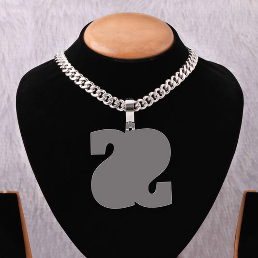 Double_SS_Letter_Hip Hop Moissanite_Pendant