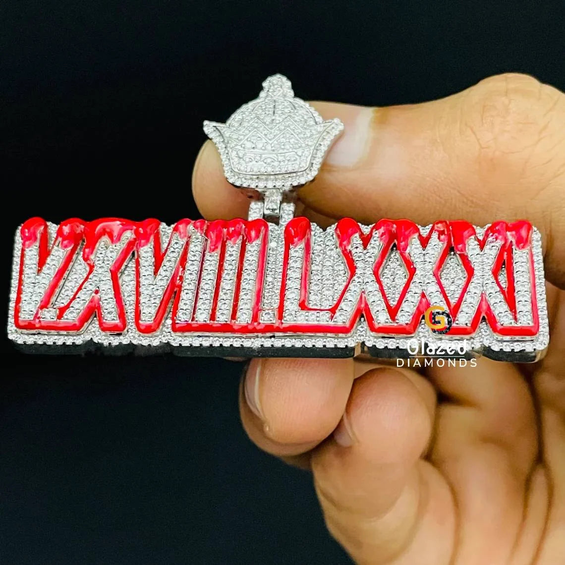 Drip Enamel Custom Pendant