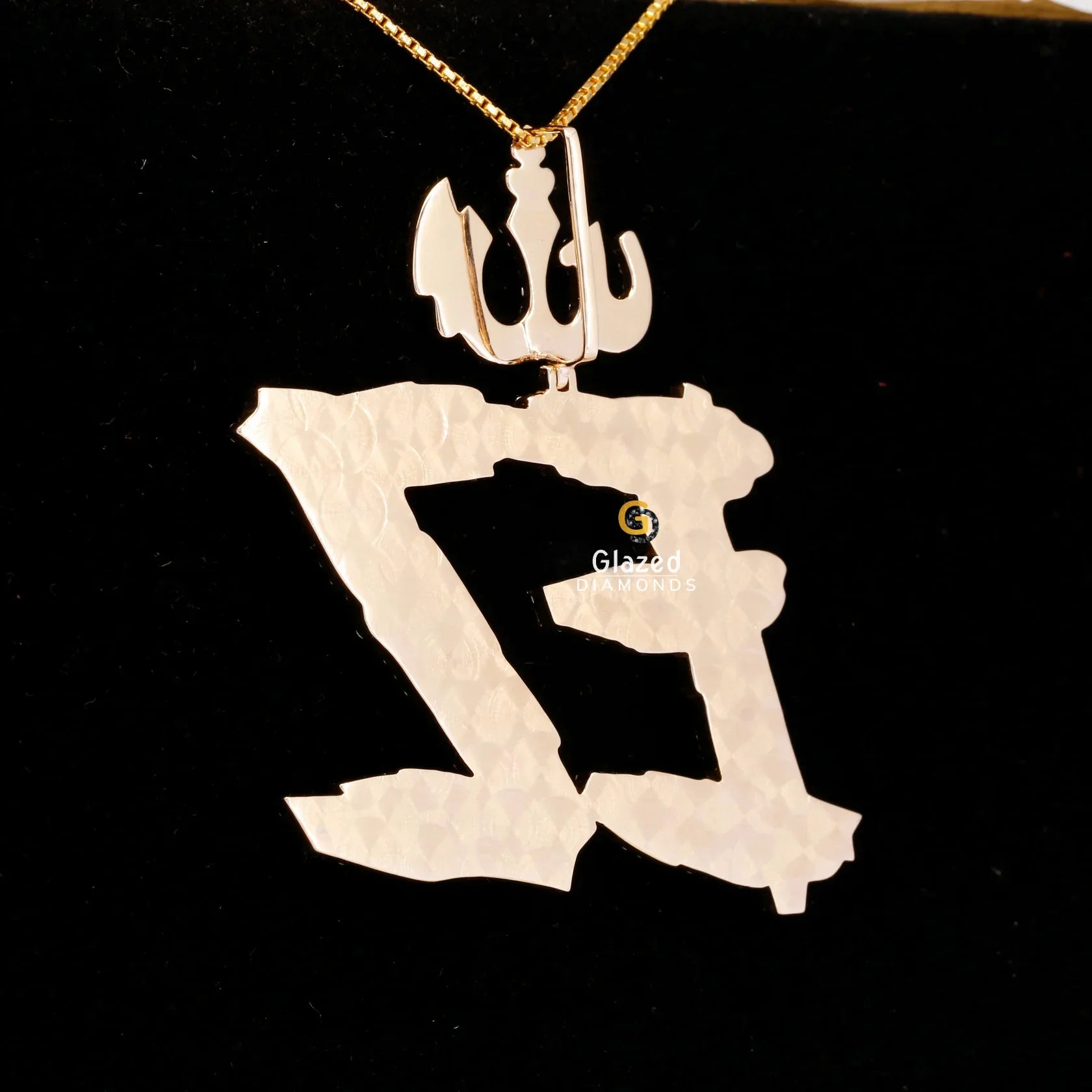 EZ Letter Moissanite Pendant